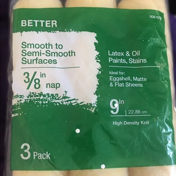 🎨 NWT Paint Roller Covers 3 Pack 🎨 - Picture 6 of 9